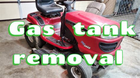 How To Remove The Gas Tank On A Craftsman Lawn Mower Youtube