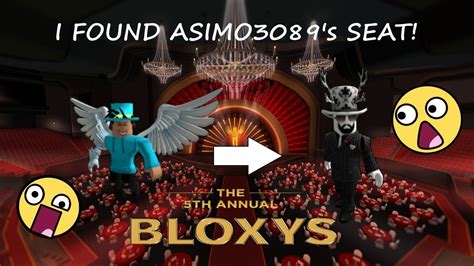 I Bought A Seat At The 5th Annual Bloxy Awards Roblox Youtube