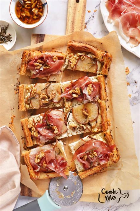 Pear Prosciutto Ricotta Tart Recipe COOK ME