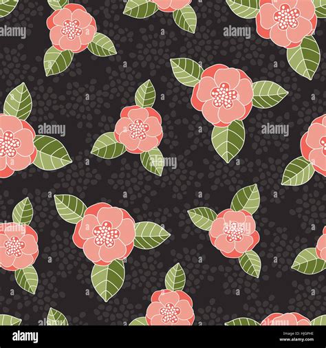 Seamless Vector Rose Pattern Stock Vector Image Art Alamy