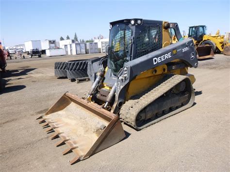 John Deere 333G Skid Steer Track Loader | Live and Online Auctions on HiBid.com