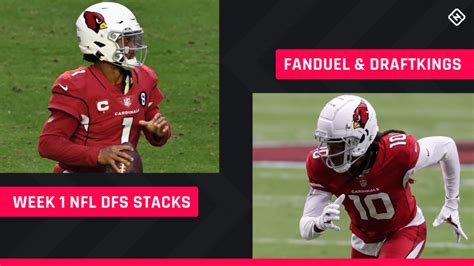 Week 1 Nfl Dfs Stacks Best Lineup Picks For Draftkings Fanduel