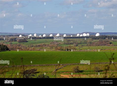 RAF Menwith Hill Listening Station near Harrogate, North Yorkshire,UK ...