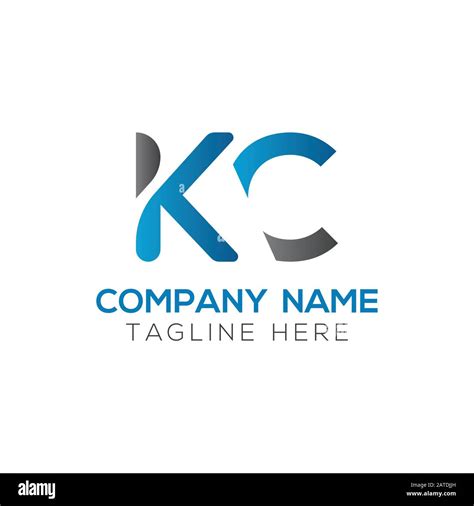 Plantilla Vectorial De Dise O De Logotipo De La Letra Kc Inicial Letra