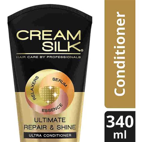 cream silk triple keratin rescue conditioner ultimate repair shine