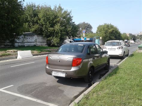 Внутренние накладки на пороги и тонировка задних фонарей — Lada Гранта ...
