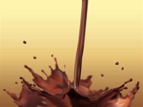 Chocolate Milk Splash Vector Art & Graphics | freevector.com