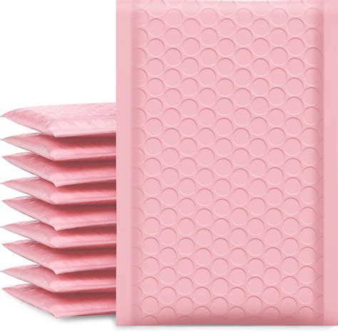 Amazon Ucgou Bubble Mailers X Inch Light Pink Pack Poly