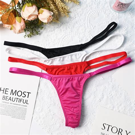 Packs Lot Sexy Womens Bikini Panties Thong G String Briefs Underwear Intimates EBay