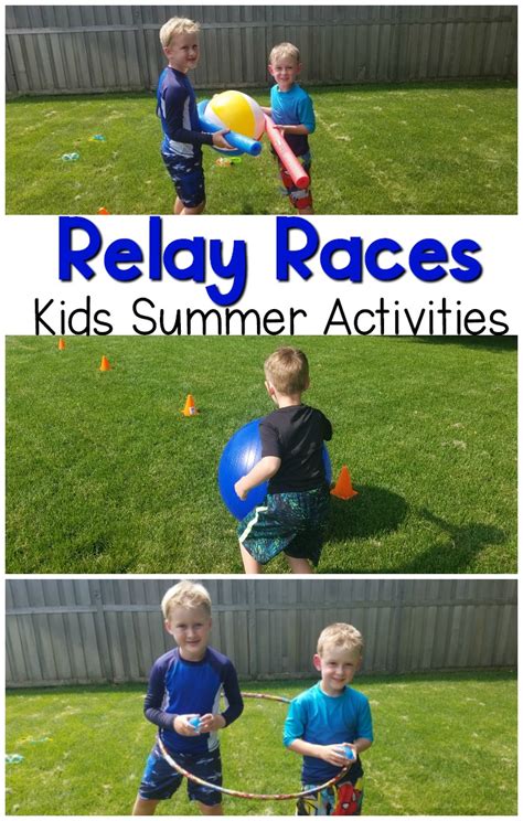 Relay Races For Kids - Pink Oatmeal