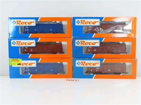 Roco H0 46337 46340 46409 Model Train Freight Carriage 6 6 Two