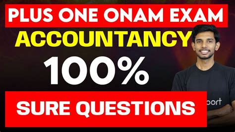 Plus One Accountancy Onam Exam Prediction 100 Sure Question