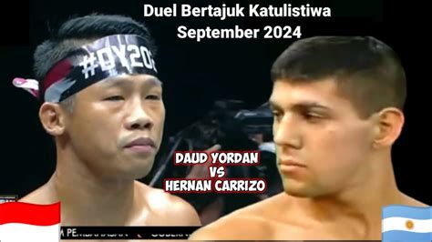 Tinju Dunia Daud Yordan Vs Petinju Argentina Terbaru 2024 YouTube