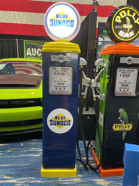 Blue Sunoco Gas Pump Premier Auction