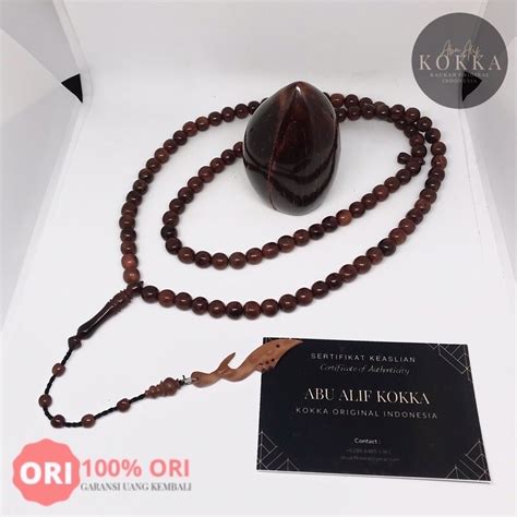 Jual Premium Quality Tasbih Kokka Besar Mm Asli Kaukah Koka Kaokah