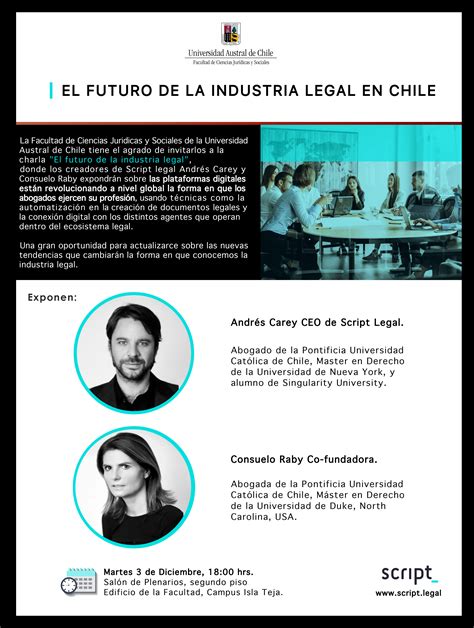 Charla: El futuro de la industria legal en Chile – Noticias UACh