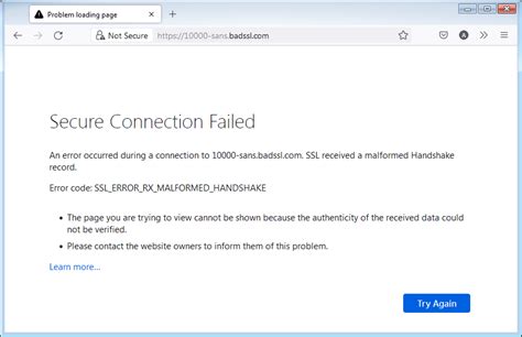 Secure Connection Failed Error Code Apogey Fm Ru