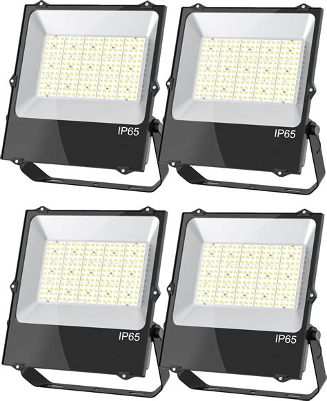 OPENLUX 4 Pack 240W LED Stadium Light Flood Light LED Tennis Court