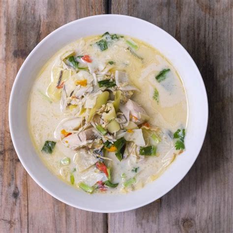 Soupe Tom Kha Kai De Poulet Au Lait De Coco Recette Par Tao Cheng