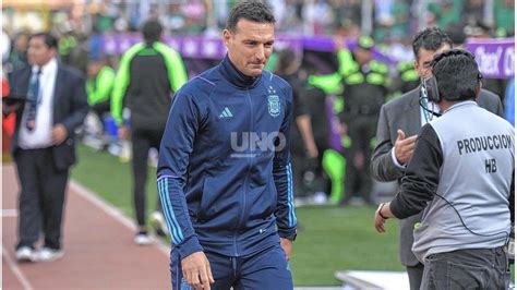 Scaloni contó por qué no jugó Messi en Argentina