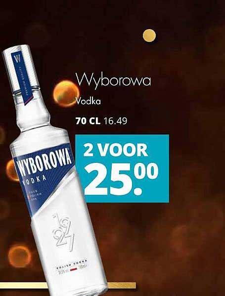 Wyborowa Vodka Aanbieding Bij Mitra 1Folders Nl