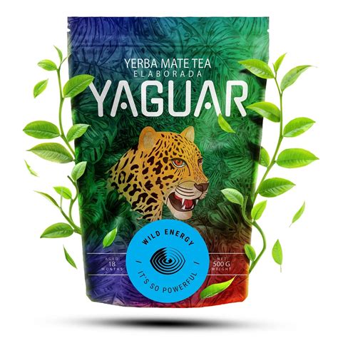 Tienda De Yerba Mate Yerba Mate CBSe Energia Yaguar Wild 2x500g 1kg