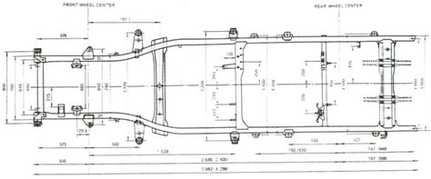 1985 Chevy S10 Frame Dimensions