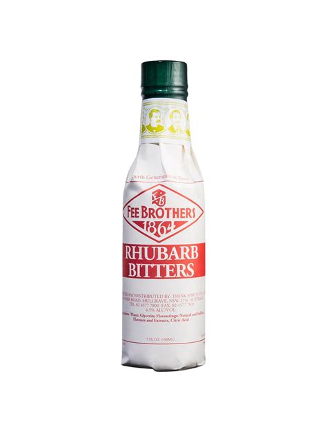 Fee Brothers Rhubarb Bitters 150ml Mybottleshop