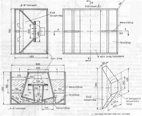 Bass Horn четежи 1 Plans Bass Horn 1 12 Tda Speaker Plans