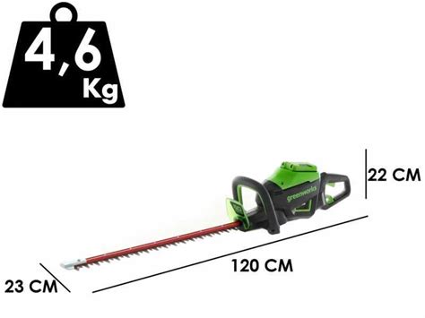 Akku Heckenschere Greenworks GD60HT66 Im Angebot Agrieuro