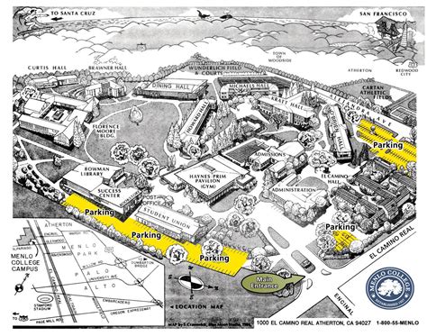 Menlo College Campus Map