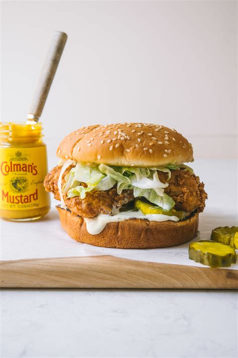 Hot And Spicy Chicken Burger Recipe Burger Poster