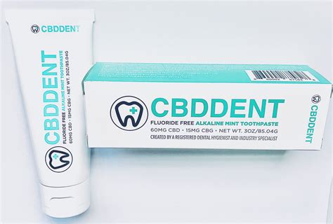 Cbddent Fluoride Free Mint Cbd Toothpaste Cbd Toothpaste