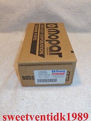 NOS MoPar Chrysler EGR Valve 4287781 Mopar EGR Valve EBay