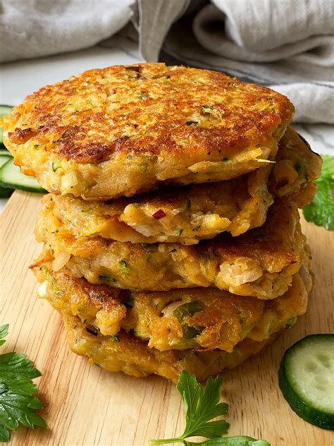 Sweet Potato And Zucchini Fritters Vegan