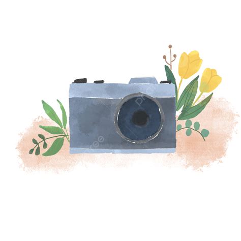 Watercolor Camera Png Image Camera Watercolor Illustration With