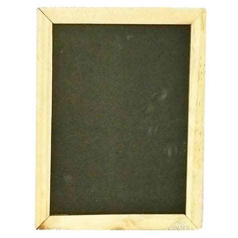 Matte Black Kids Crystal Writing Slate Wooden Frame Slabs Thickness