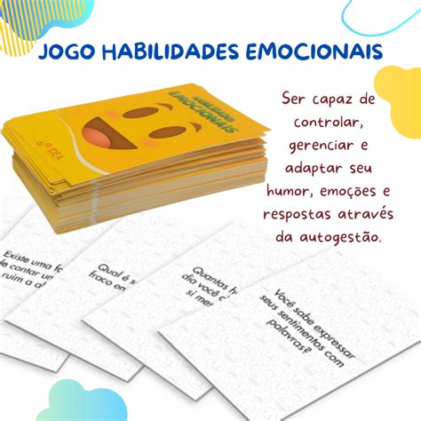 Jogo Terapêutico Habilidades Emocionais BmB Terapêuticos