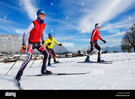 Female Cross Country Skiers High Resolution Stock Photography And