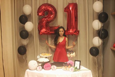 21 Birthday Decorations Sale Original Kerchi 21st Birthday Celebration Part 1 Set Up Birthdaybuzz