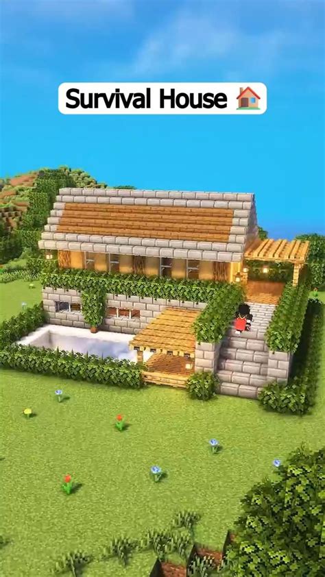 Mine Craft On Instagram Ultimate Survival House In Minecraft