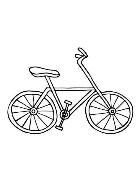 Dibujos De Bicicletas Para Colorear y Pintar Imágenes Para Dibujar Gratis