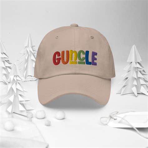 Guncle Hat For Your Favorite Gay Uncle Embroidered Baseball Cap For
