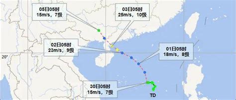 南海热带低压可能于未来24小时内加强为台风 7月1日～4日将给海南省带来强风雨天气海南岛市县阵风