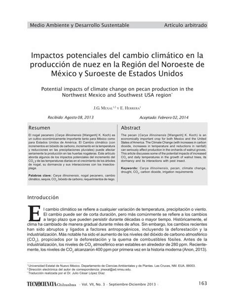 PDF Impactos potenciales del cambio climático en la producción