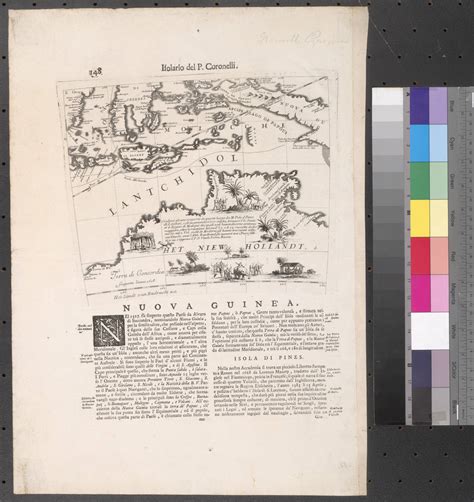 Untitled Part Of A Terrestrial Globe Gore Sheet Showing The