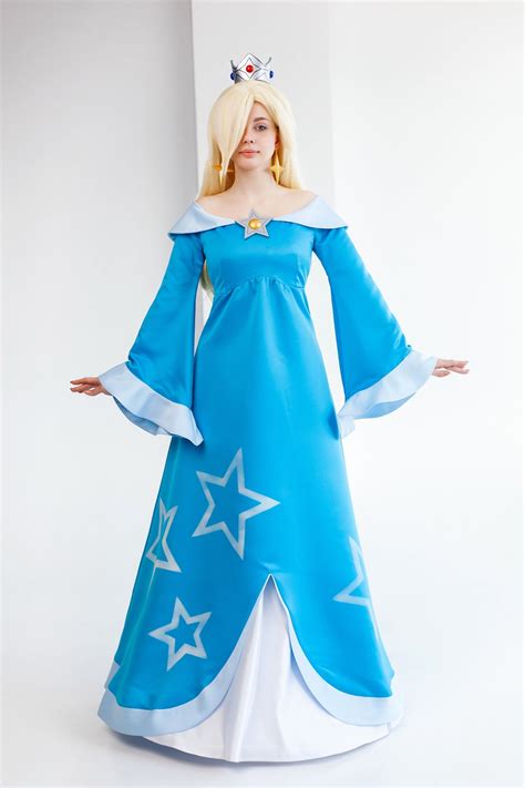 Rosalina Cosplay Princess Halloween Costume Adults Rosalina Dress Plus