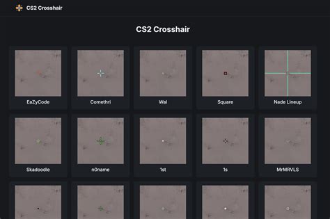 Valorant Crosshair Database
