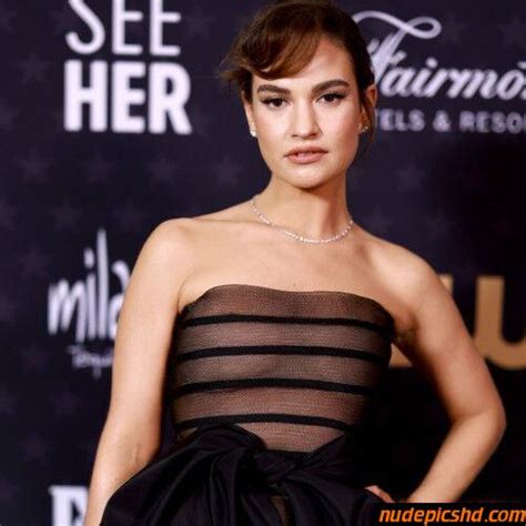 Lily James More Pictures From The Critics Choice Awards 4 Nude Leaked