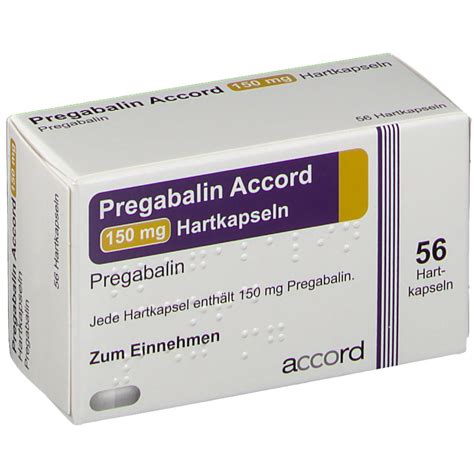 Pregabalin Accord Mg St Mit Dem E Rezept Kaufen Shop Apotheke